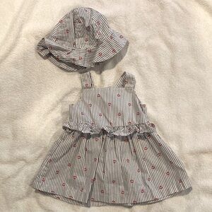 Carter’s pinstripe and anchors dress